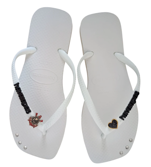Havaianas Square Coração Corinthiano