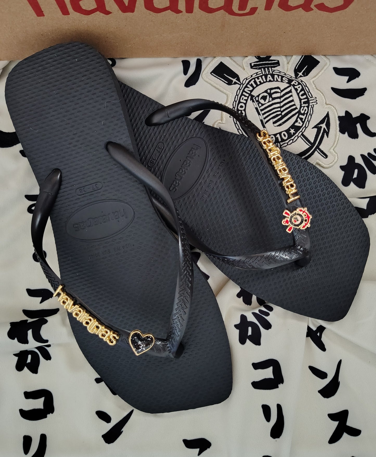 Havaianas Square Coração Corinthiano