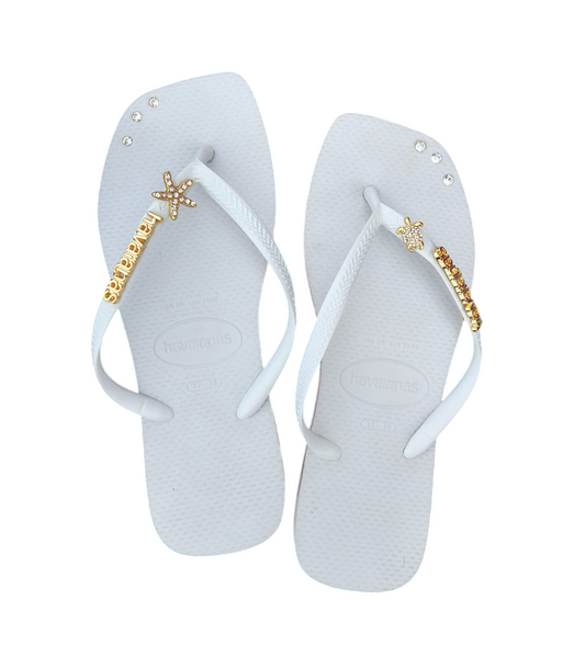 Havaianas Slim Square Estrela e Tartaruga Mar