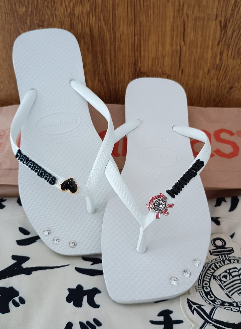 Havaianas Square Coração Corinthiano