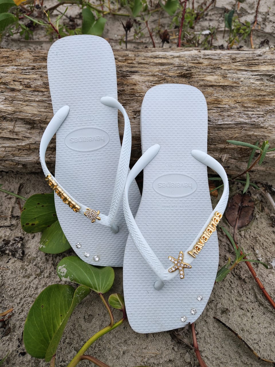 Havaianas Slim Square Estrela e Tartaruga Mar