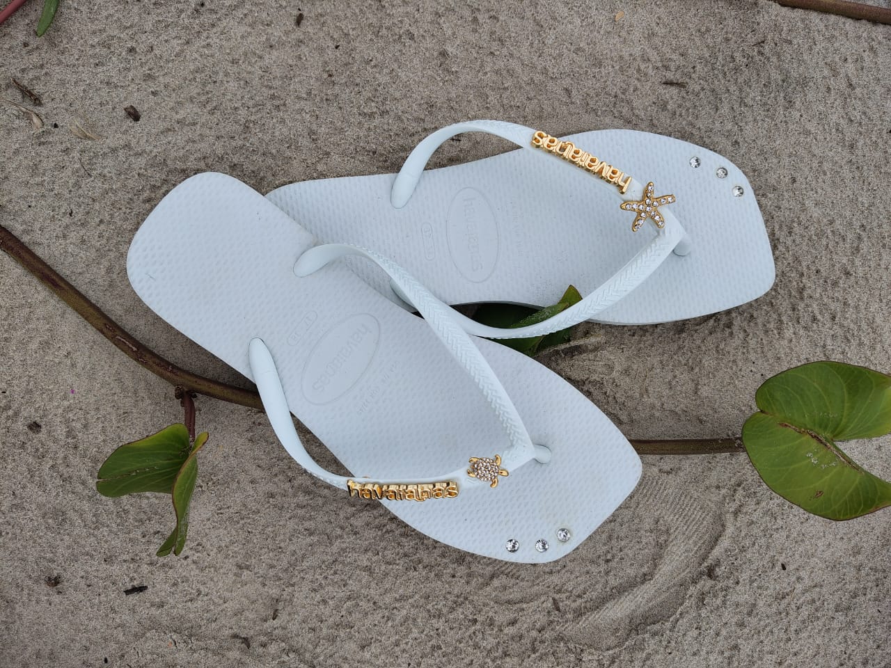 Havaianas Slim Square Estrela e Tartaruga Mar