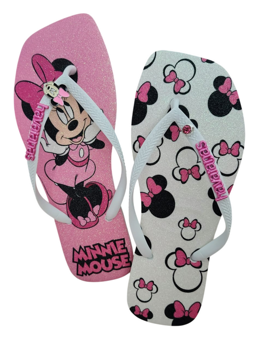 Havaianas Square Disney Glitter Minnie