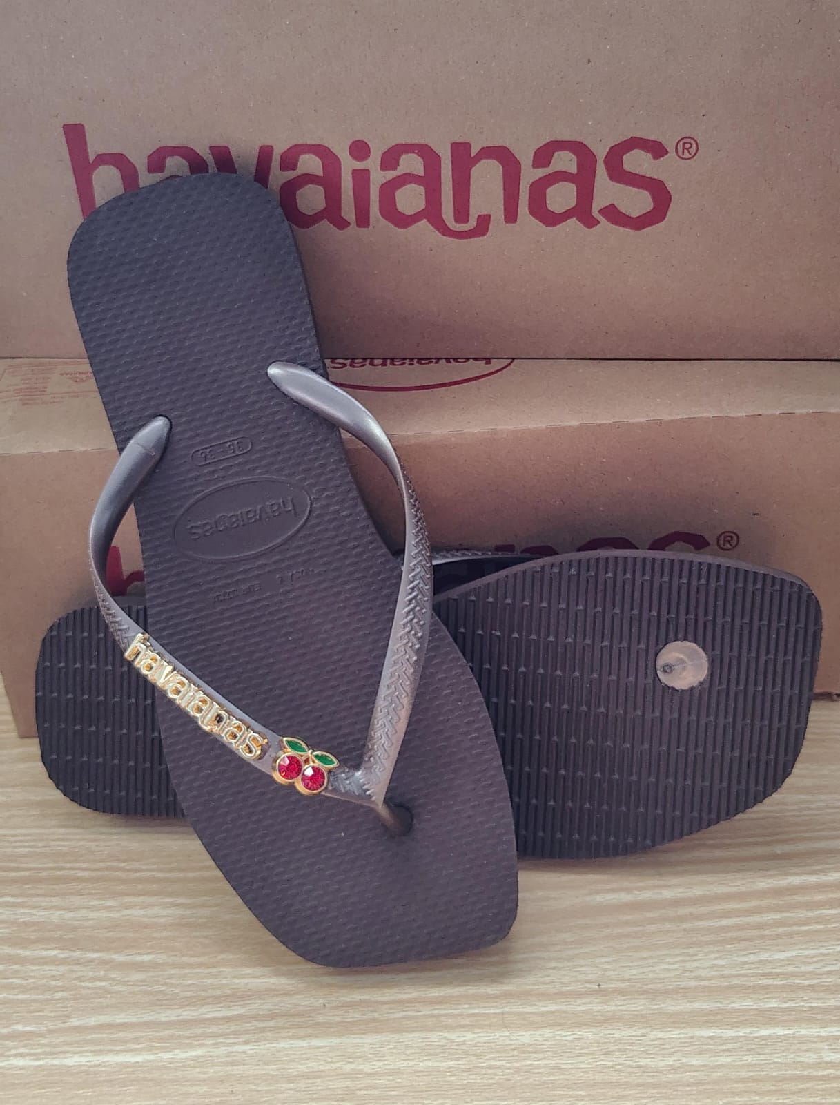 Havaianas Square Pingente Cereja