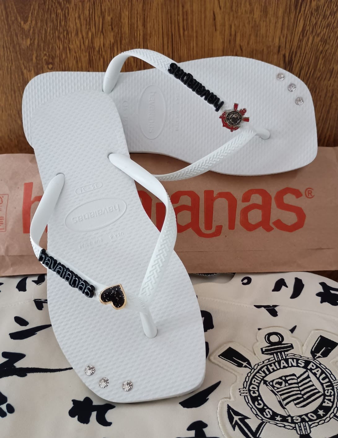 Havaianas Square Coração Corinthiano